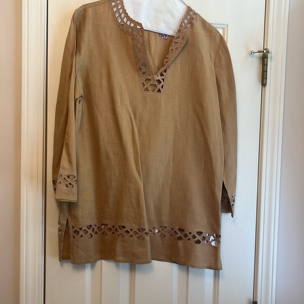 Dana Buchman Cutout Linen